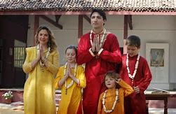 Trudeau family in India